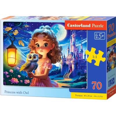 Castorland - Puzzle Princess with Owl - 40 - 99 piese