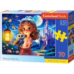 Castorland - Puzzle Princess with Owl - 40 - 99 piese