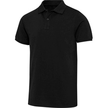 Beryl unisex polokošeľa krátkym rukávom z org.recykl.mat. 220 g čierne