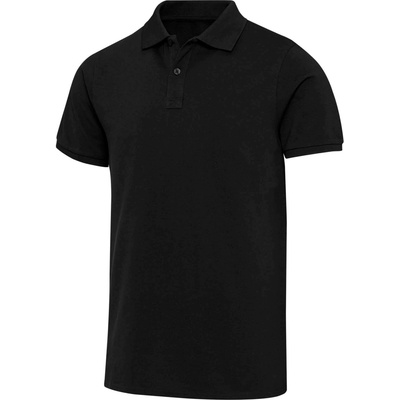 Beryl unisex polokošeľa krátkym rukávom z org.recykl.mat. 220 g čierne