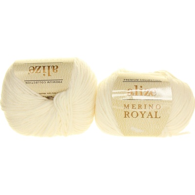 Alize Merino Royal bílá 55