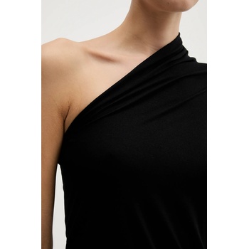 Rick Owens Lilies Блуза Rick Owens Lilies Diana дамска в черно с изчистен дизайн LI02E3220. RV (LI02E3220.RV)