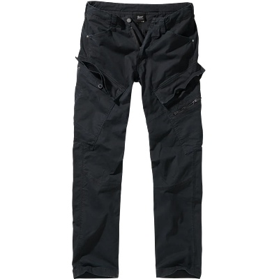 Brandit Мъжки вталени карго панталони в черен цвят BranditBW-9470-2 - Черен, размер XXL