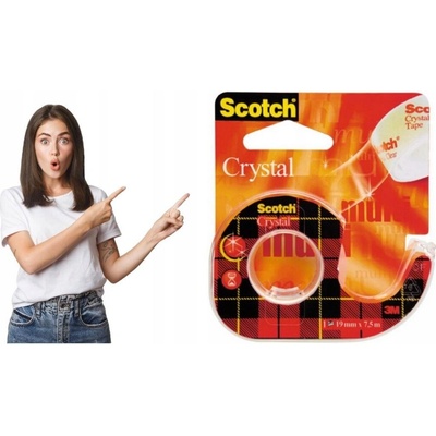 Scotch Lepiaca páska 19 mm x 7,5m s dispenzorom