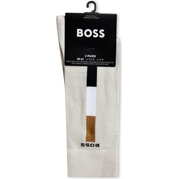 Image 1 of Boss Чорапи Boss Men's Iconic Stripe Crew Socks - Beige 270