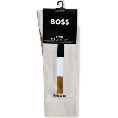 Boss Чорапи Boss Men's Iconic Stripe Crew Socks - Beige 270