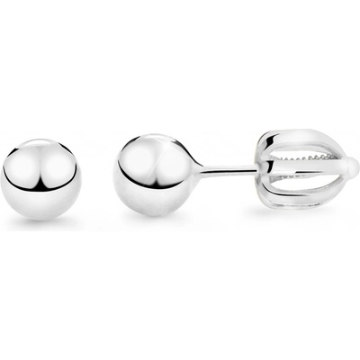 Cutie Jewellery náušnice kôstky z bieleho zlata Z5016-30-X-2