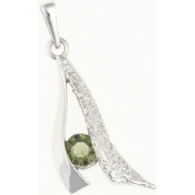 My Moldavite Stříbrný přívěsek s vltavínem 1111