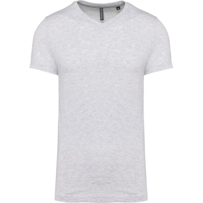 Kariban V-NECK K357 / Мъжка тениска с къс ръкав - пепеляво-кален M (20K357v8902)