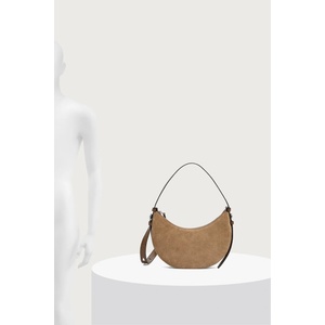 Tory Burch чанта crossbody дамска от велур Romy Half Moon (185086)