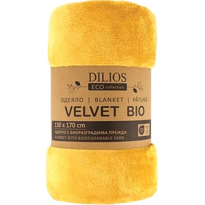 DILIOS ОДЕЯЛО velvet bio 130х170см ОХРА (1000021819)