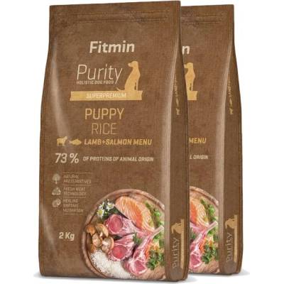 Fitmin Purity Puppy Рис с агнешко и сьомга 2 x 12 кг