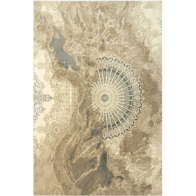 Nej-koberce Tender Ornament Boutique šedý / krémový / modrý