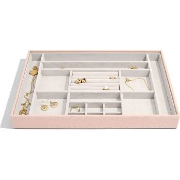 Stackers Ковчеже за бижута Stackers 16 камери supersize светлорозово (74398)