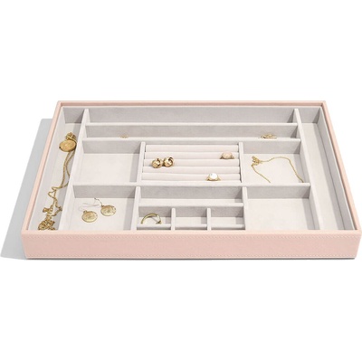 Stackers Ковчеже за бижута Stackers 16 камери supersize светлорозово (74398)