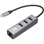 VCOM докинг станция Docking USB Type-C to USB3.0 x 3 + LAN - DH311B (DH311B) - tehnik
