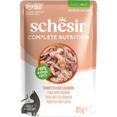 Schesir Complete tuňák a losos 85 g