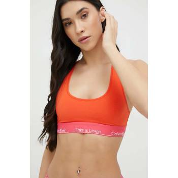 Calvin Klein Underwear Сутиен Calvin Klein Underwear в червено с изчистен дизайн (000QF7281E.PPYX)