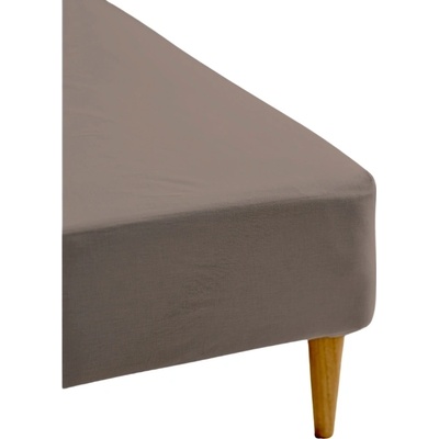 Södahl Чаршаф с ластик Calm 90 x 200 x 30 см таупе (32823)