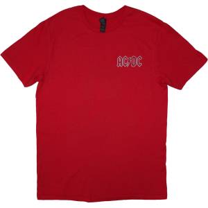 AC/DC Mini Logo / Lock Up Your Daughters Red L Риза (ACDCTS147MR03)