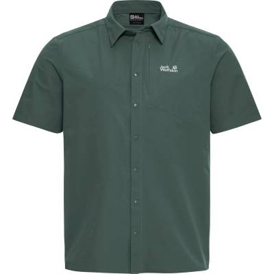 Jack Wolfskin Мъжка риза с копчета Jack Wolfskin Prelight Suncool Shirt - Sago Palm (033-3070-0312)