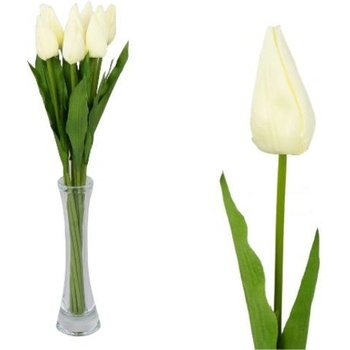 Umelý tulipán krémový 55 cm