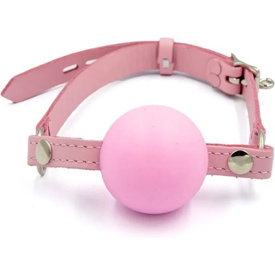 Mister B Leather Ballgag Pink M