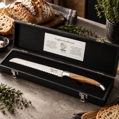 Laguiole Nůž na chléb Luxury olive 20 cm