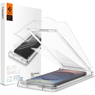 Spigen Стъклен протектор за дисплей на Samsung Galaxy S25 Ultra от Spigen Elite Shield Ez Fit" - Прозрачен (8809971239141)