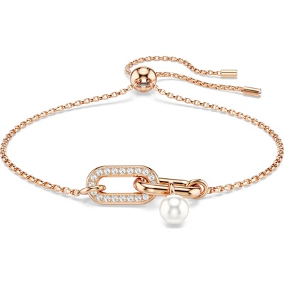 Swarovski Slušivý bronzový náramok s perlovým príveskom Constella 5728588