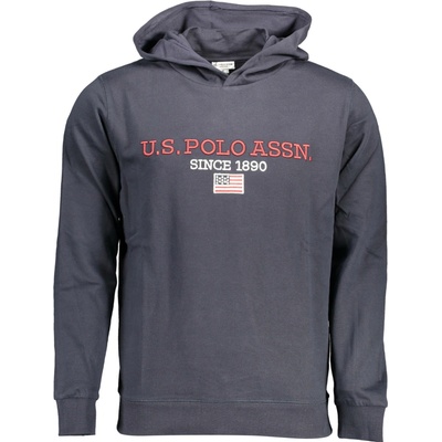 U.S. Polo pánska mikina bez zipsu modrá