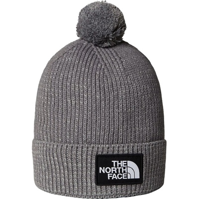 The North Face TNF Logo Box Pom TNF Medium Gray Heather