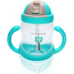 Cangaroo Чаша с пластмасова сламка Cangaroo - Синя, 280 ml (103660) - ozone