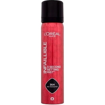 L'Oréal Paris Infaillible 3-s setting mist fixační sprej 75 ml