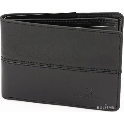 Daniel Klein dkw3045-01 Черен, Мъжки Портфейл от Естествена Кожа