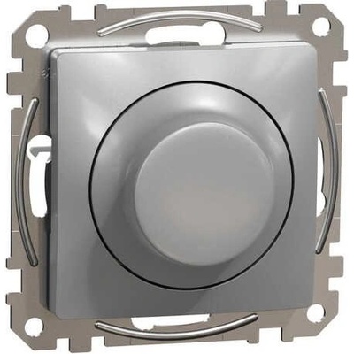 Schneider Electric SDD113502 Sedna D/E - Univerzální otočný LED stmívač, Aluminium
