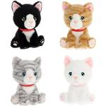 Keel Toys Плюшена играчка Keel Toys Keeleco - Коте Kitty Love, седнало, 14 cm, асортимент (SE3858) - ozone