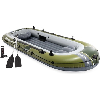Intex Seahawk 4 Boat Цвят: зелен