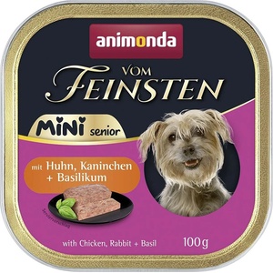 Animonda Vom Feinsten Senior Mini - пилешко, заешко и босилек 100 g