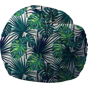PUFRELAX Барбарон 600л. King Size, Tropical, Перящ се калъф, Пълнеж с микс от мемори пяна и дунапрен, Принт (PUF-M-K-TM-TRO) - topmarket