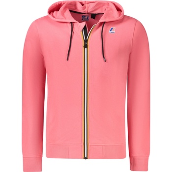 K-WAY pánska mikina so zipsom ružová