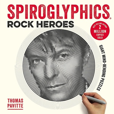 Antistresové omaľovánky Spiroglyphics Rock Heroes Thomas Pavitte