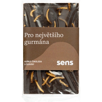 Sens Čokolády s červíky Tmavá Pro největšího gurmána 90 g