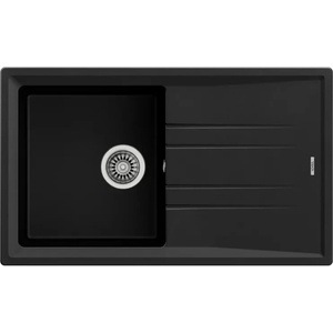 Teka Stone 50 B-TG ЧЕРНА М. 1021. ЧЕ, Гранитна мивка, обръщаема (М.1021.ЧЕ) Мивка за вграждане