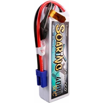 Gens ace G-Tech Soaring 4000 mAh 14.8V 30C 4S1P Lipo Battery Pack with EC5 plug GEA404S30E5GT