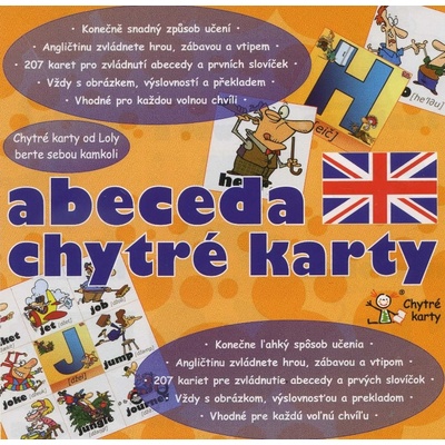 Chytré karty Angličtina abeceda