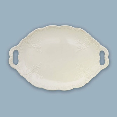 Misa oválna reliéfna Opera 29 x 19,5 cm 510g Český porcelán Dubí