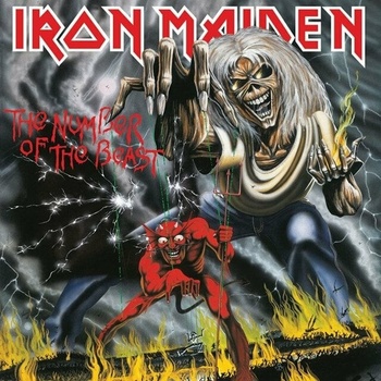 IRON MAIDEN - THE NUMBER OF THE BEAST/THE BEAST OVER HAMMERSMITH LP