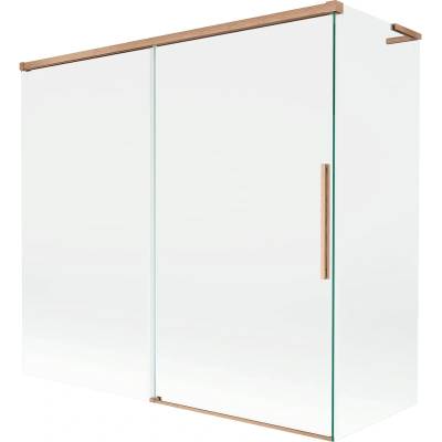 Mexen Rox L двукрилен плъзгащ се преграда за вана 170 + 80 x 150 cm, прозрачен, (8C9L-170-080-65-00)
