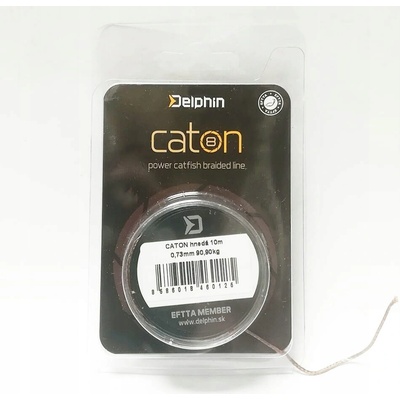 Delphin šnúra CATON hnedá 10m 0,63mm 68,2kg